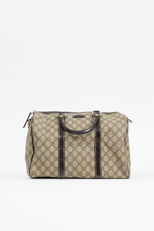 Gucci Monogram Supreme Boston Bag
