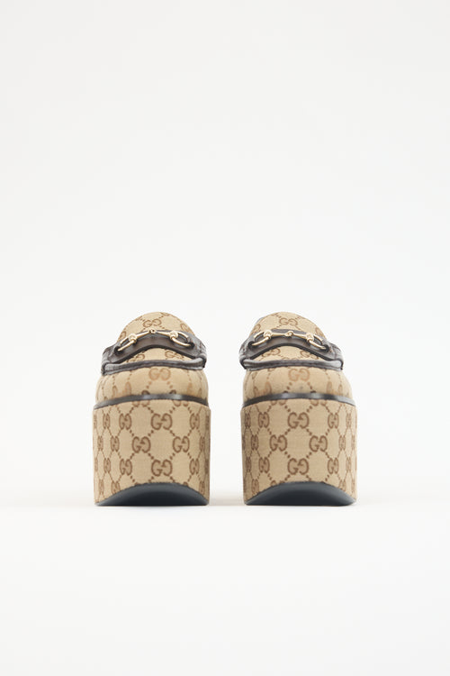 Gucci GG Monogram Platform Loafer