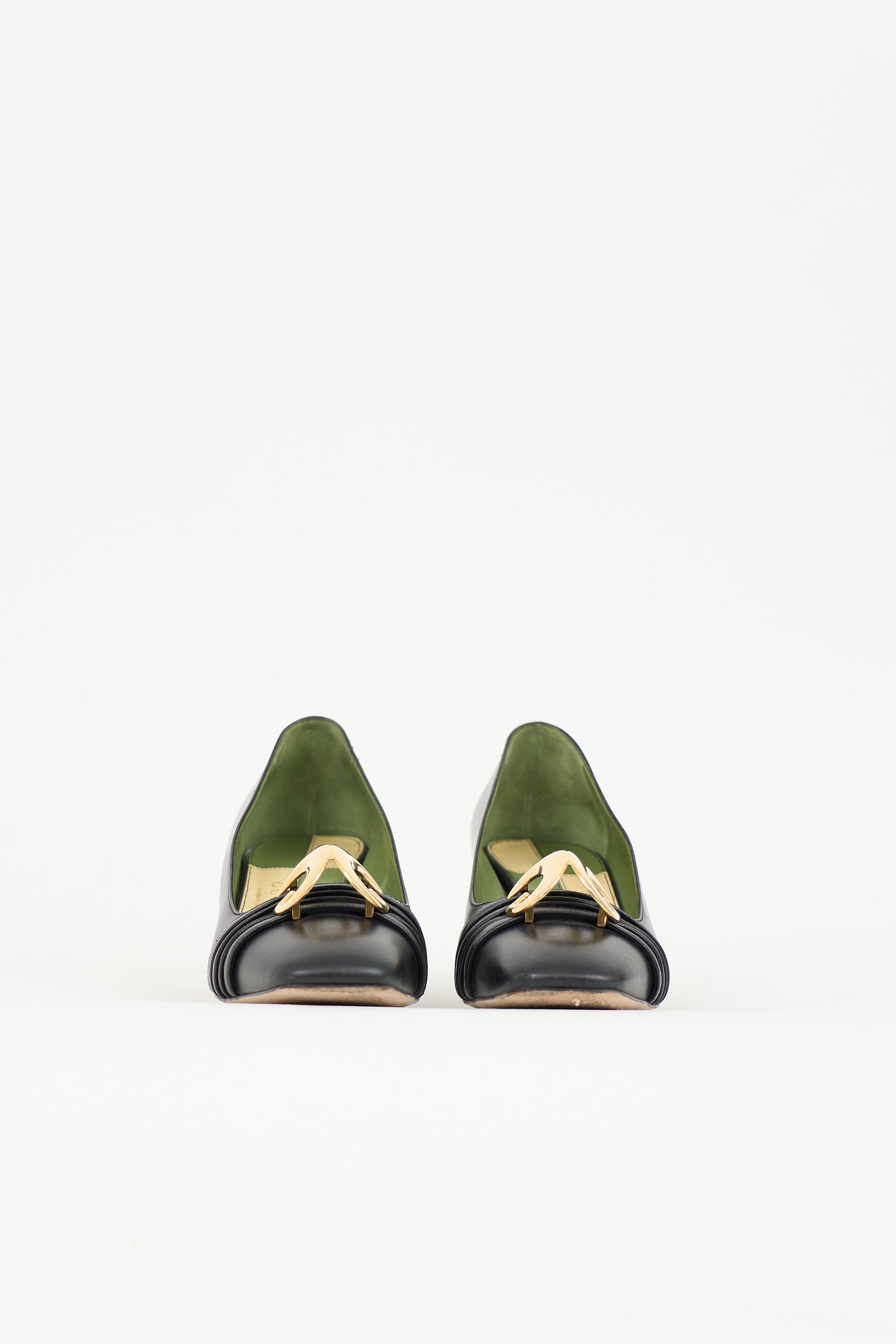 Gucci Leather Malaga Kid Pump