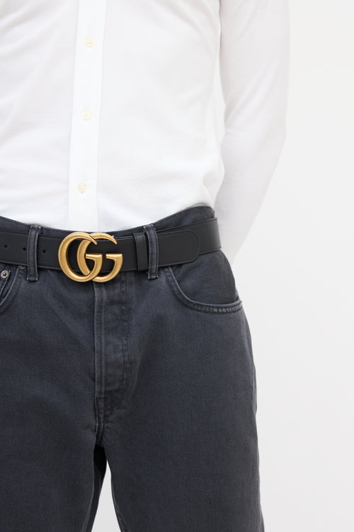 Gucci Leather GG Marmont Belt