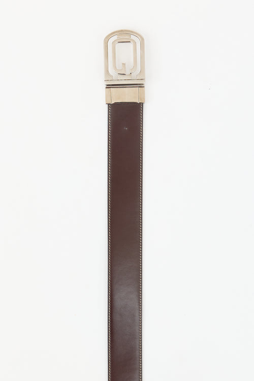 Gucci Monogram Supreme Reversible Belt