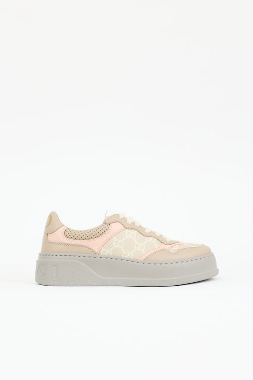 Gucci Leather Monogram GG Supreme Sneaker