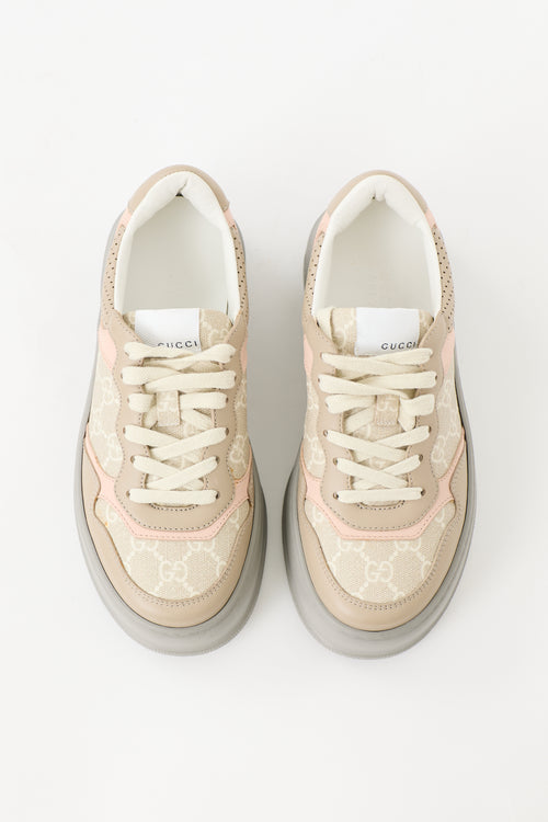 Gucci Leather Monogram GG Supreme Sneaker