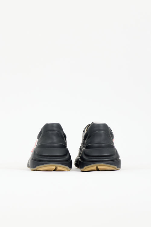 Gucci Leather Rhyton Sneaker