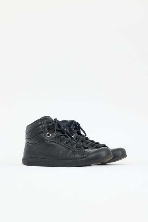 Gucci Leather Monogram Sneaker