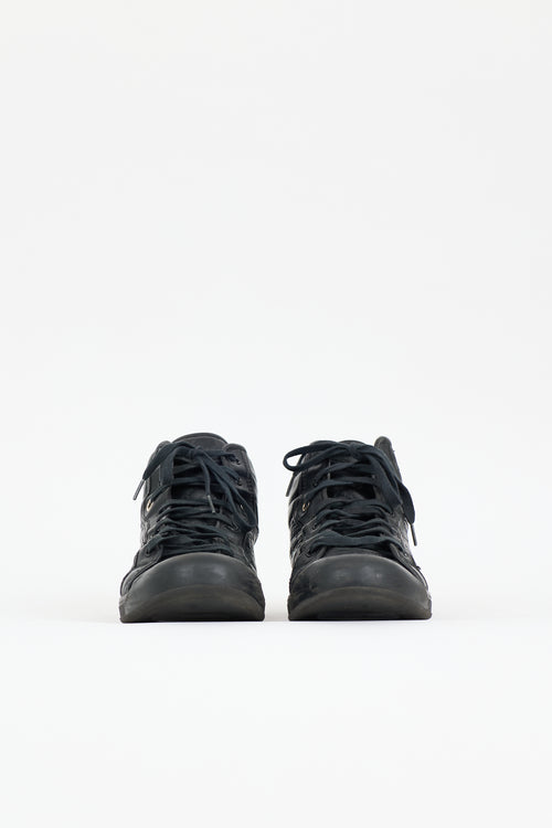 Gucci Leather Monogram Sneaker
