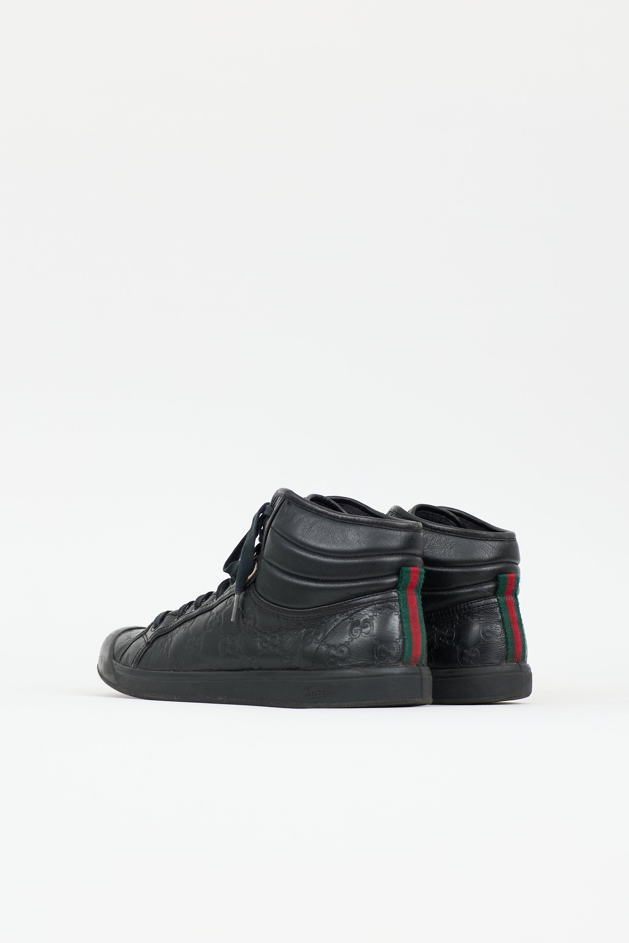 Gucci Leather Monogram Sneaker