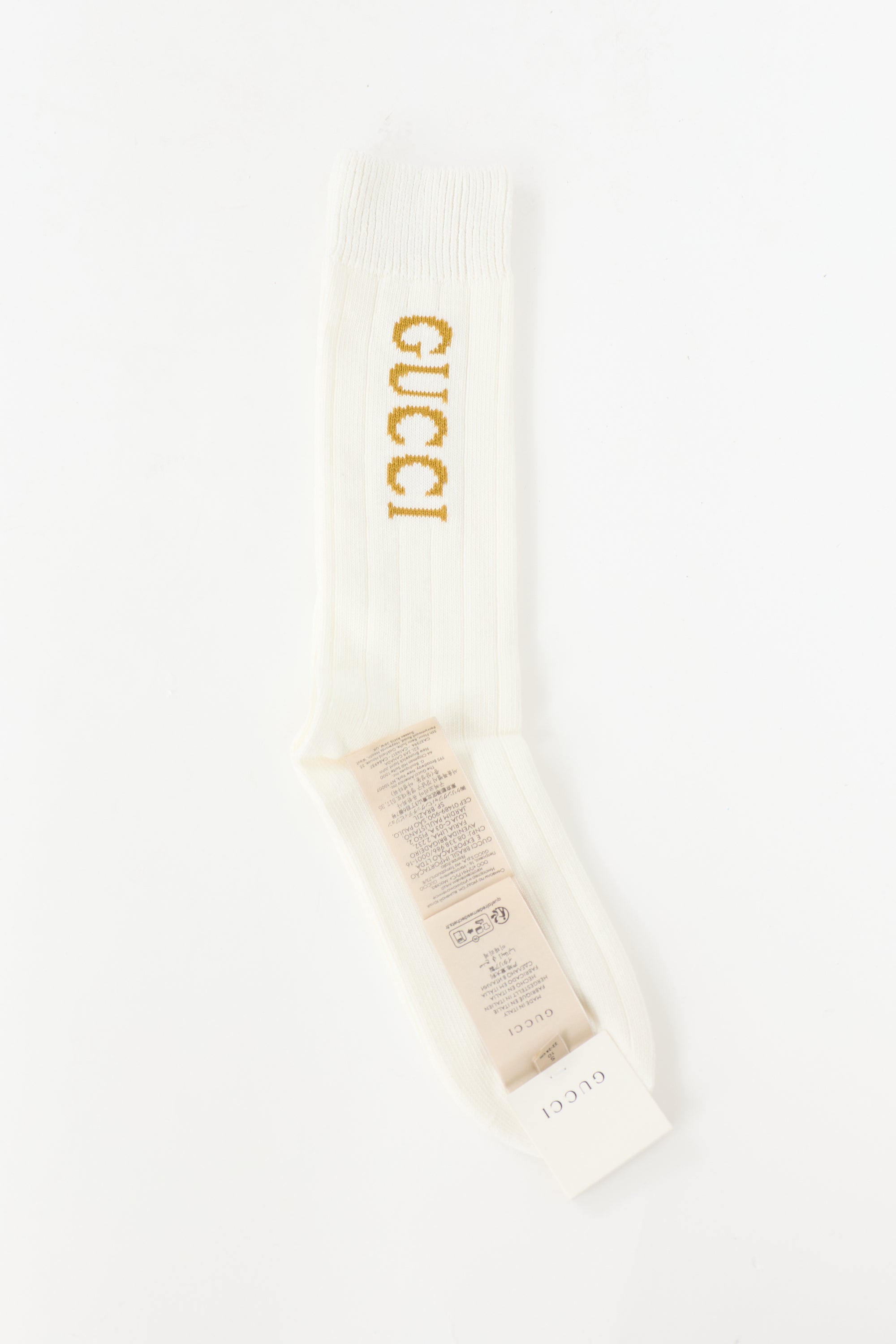 Gucci Logo Ribbed Socks