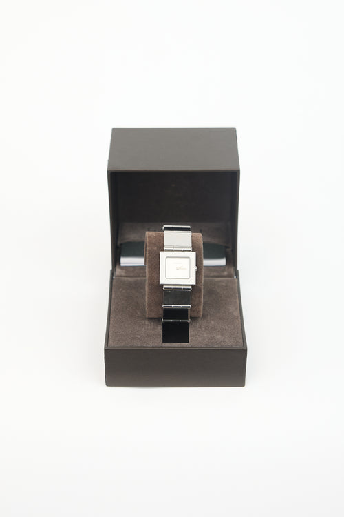 Gucci Stainless Steel 600J Square Watch