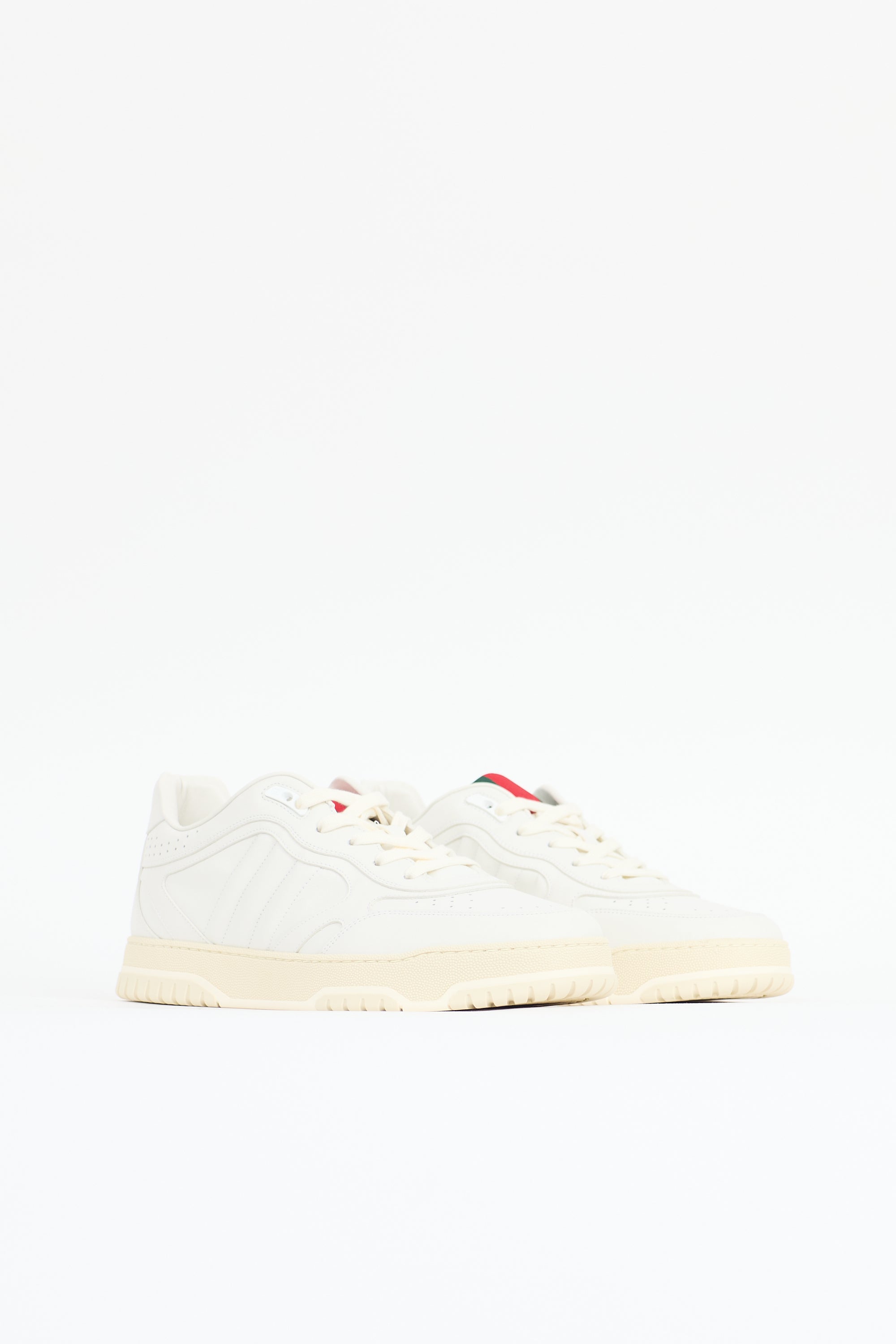 Gucci Leather Re-Web Sneaker