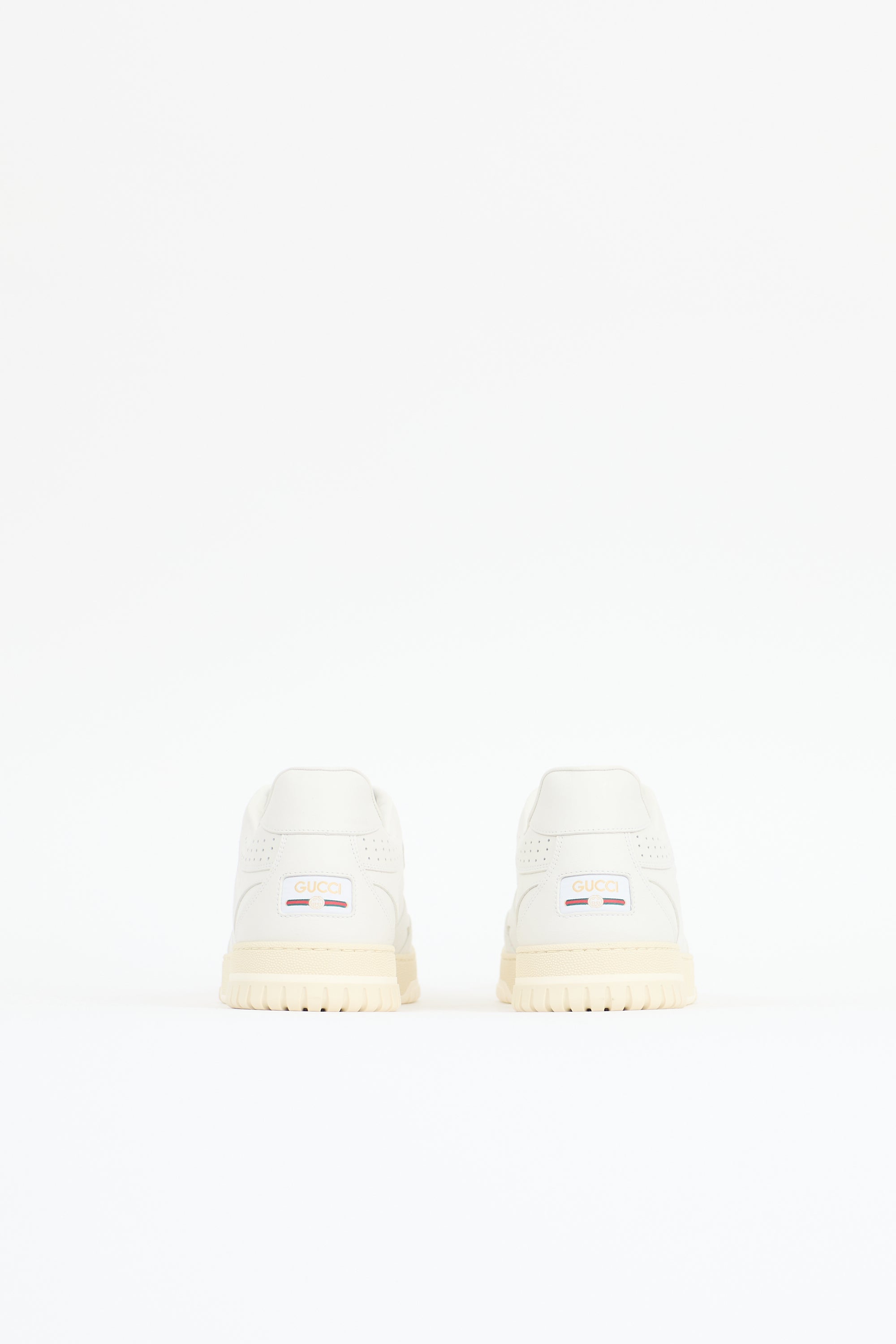 Gucci Leather Re-Web Sneaker