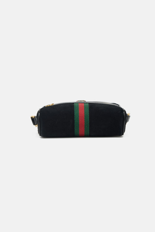 Gucci Suede & Patent GG Web Bag