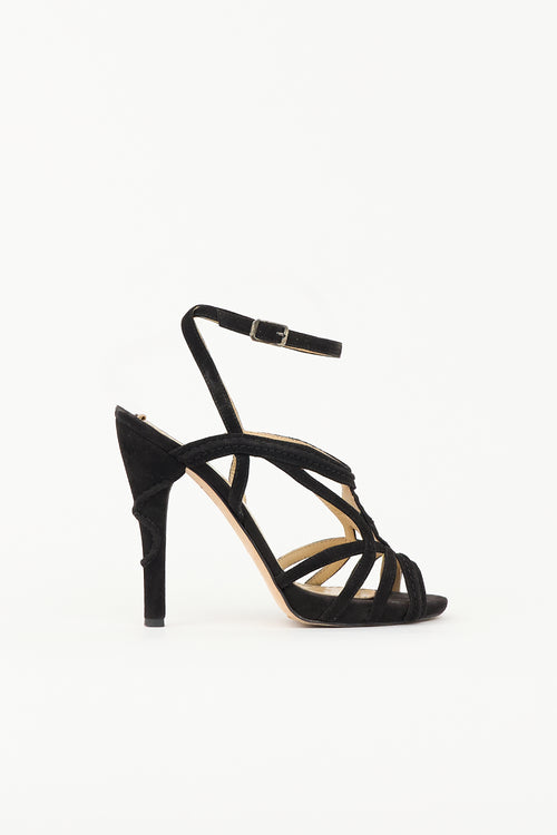 John Galliano Suede Strappy Sandal