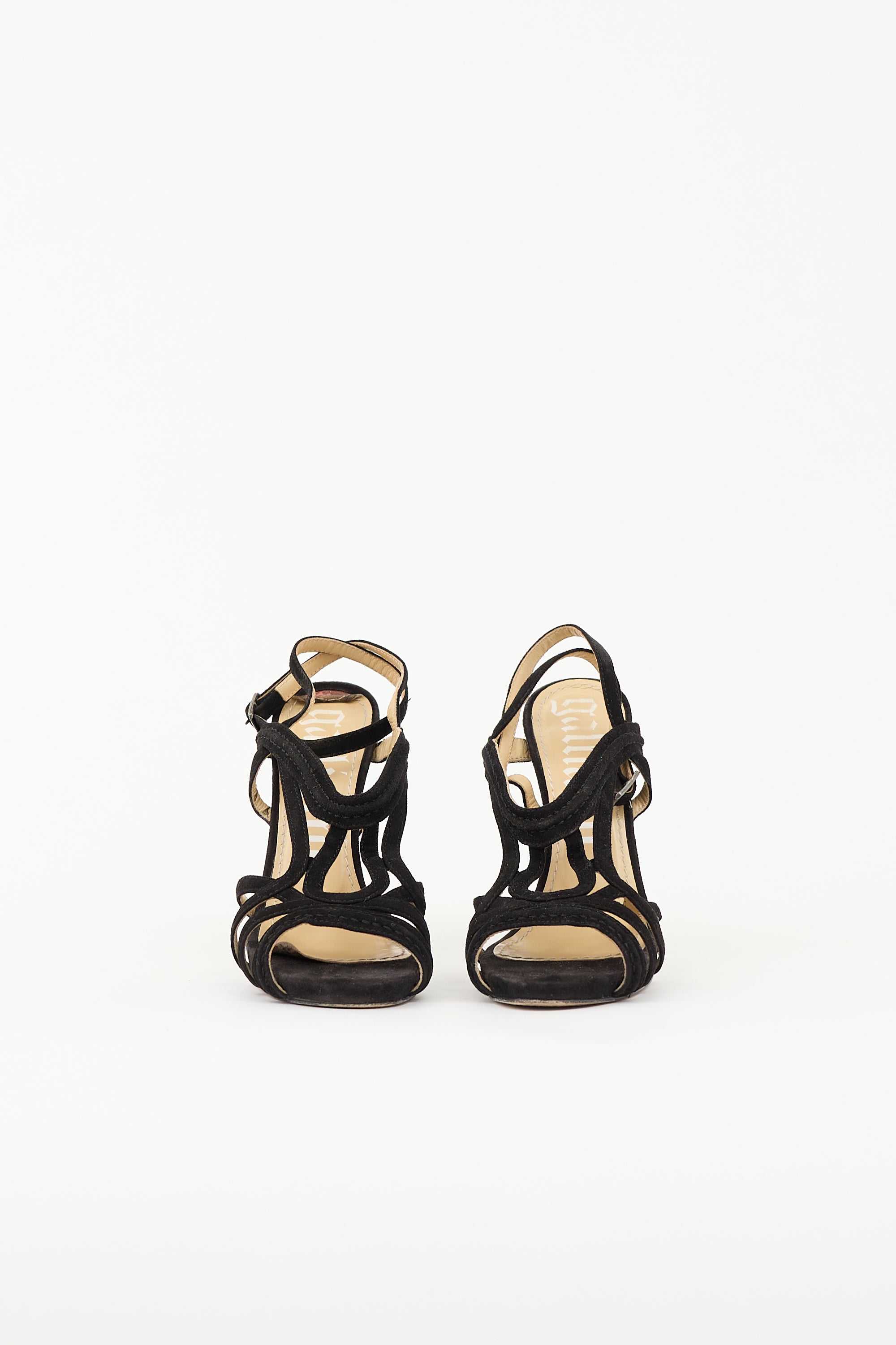 John Galliano Suede Strappy Sandal