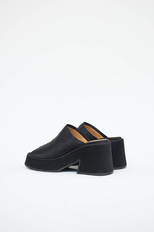 Ganni Peeptoe Platform Mule