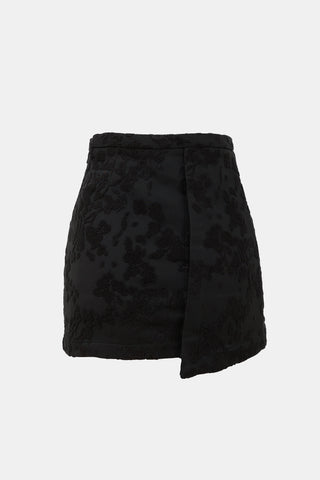 Ganni Brocade Bow Skirt