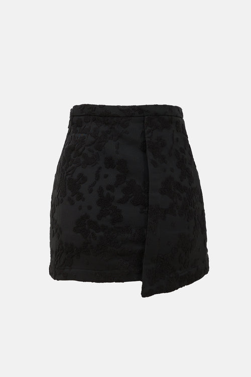 Ganni Brocade Bow Skirt