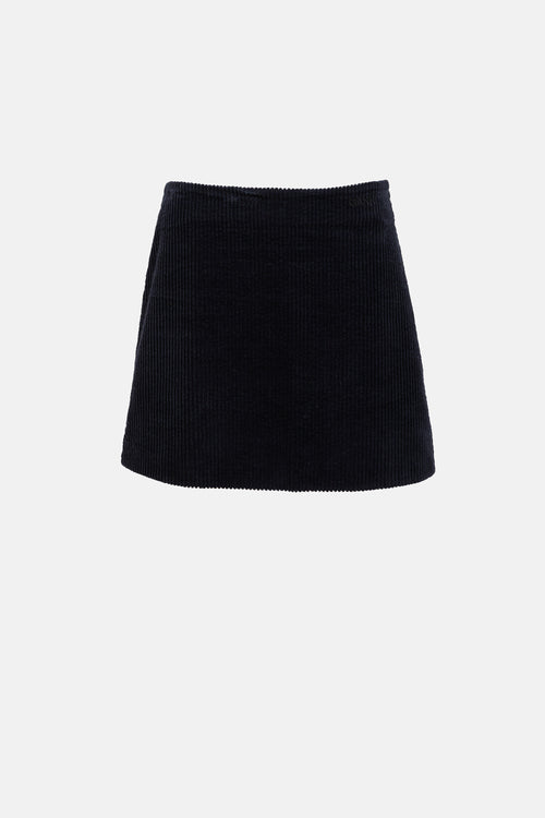Ganni Corduroy Mini Skirt