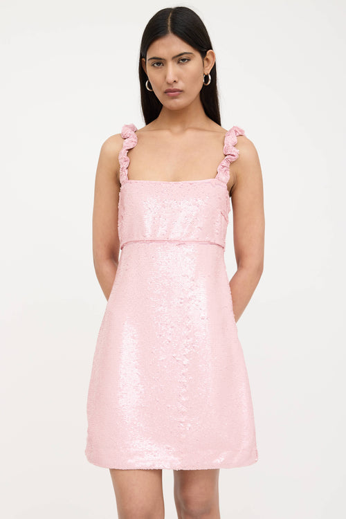 Ganni Sequin Mini Dress