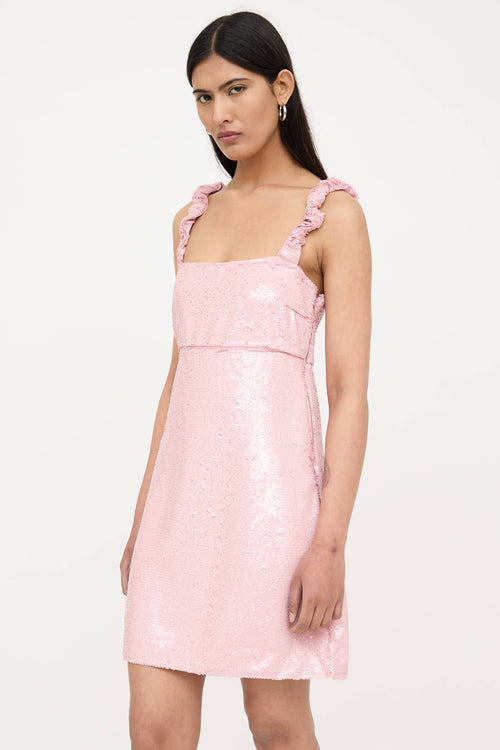Ganni Sequin Mini Dress