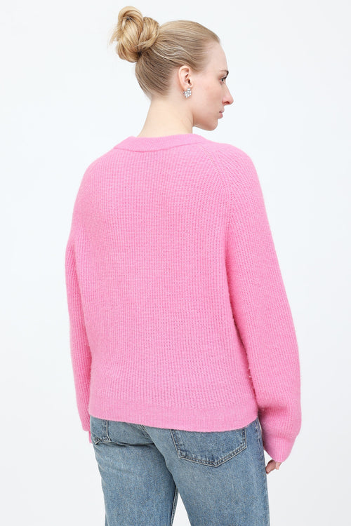 Ganni Wool Knit Cardgian