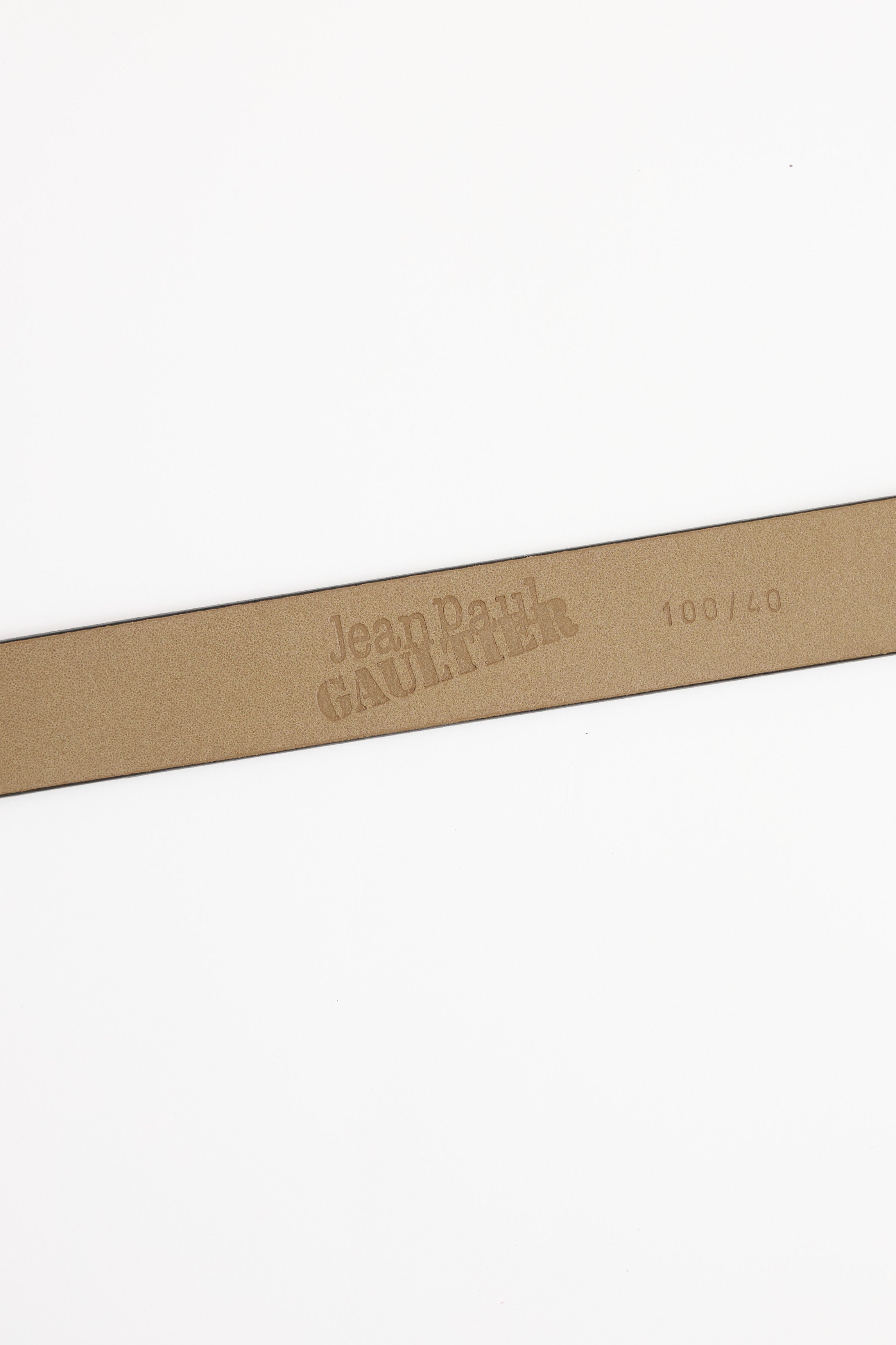 Jean Paul Gaultier 1993 Logo Belt