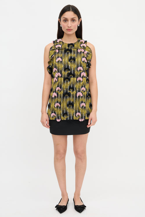 Giambattista Valli Silk Embroidered Top