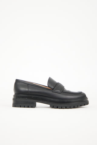 Gianvito Rossi Leather Argo Loafer