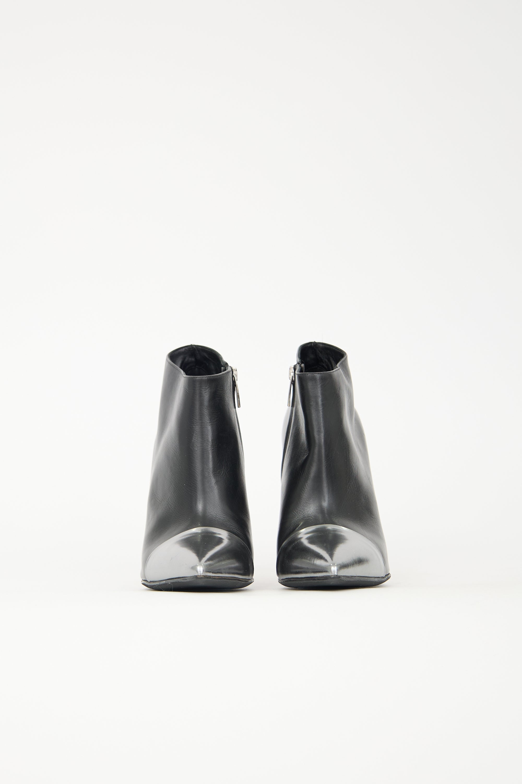 Gianvito Rossi Leather Cap Toe Boot