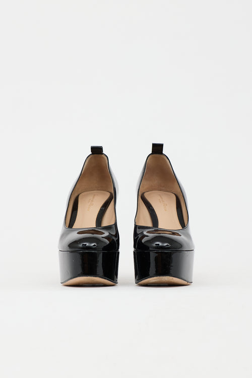 Gianvito Rossi Leather Platform  Pump