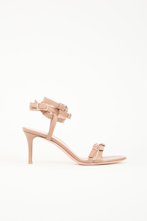 Gianvito Rossi Leather Cassandra Strappy Sandal