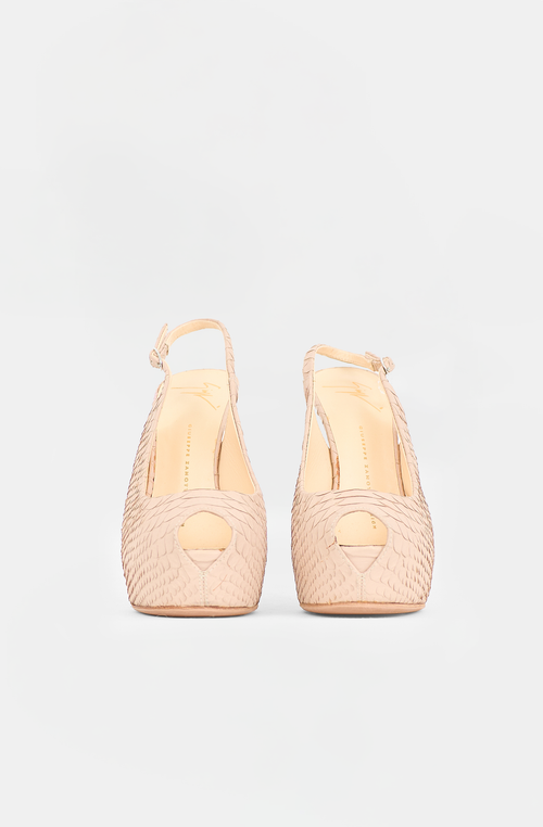 Giuseppe Zanotti Textured Leather Monro Heel