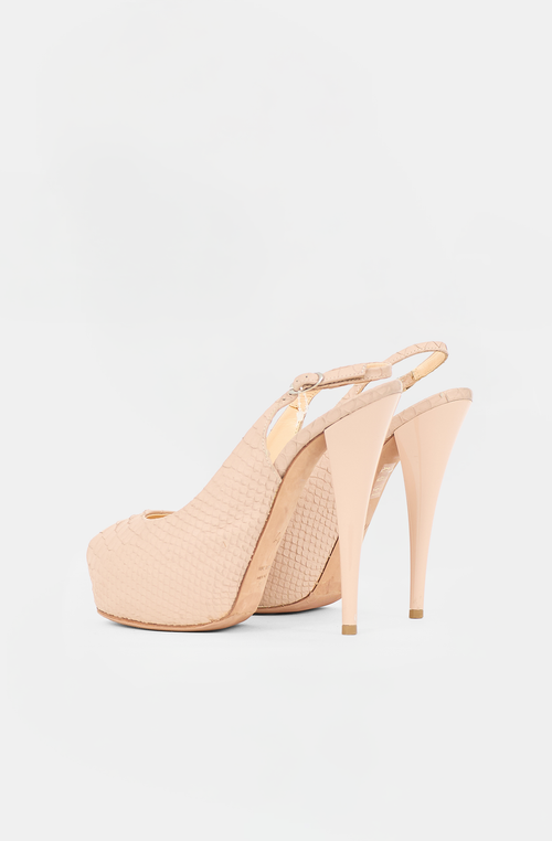 Giuseppe Zanotti Textured Leather Monro Heel