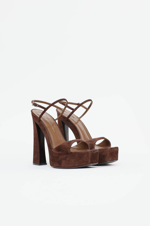 Giuseppe Zanotti Suede Platform Pump