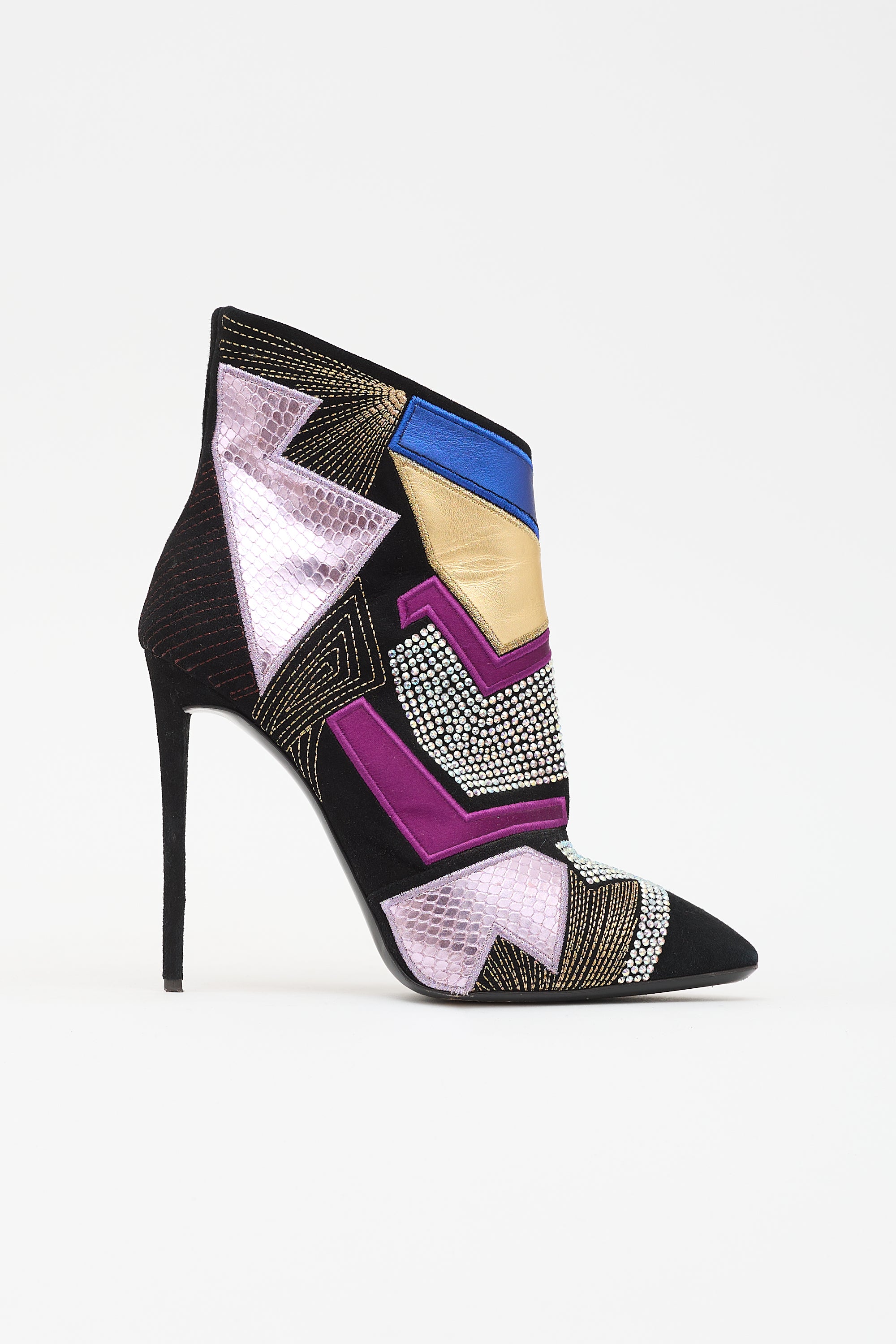 Giuseppe Zanotti Suede Olinda Patchwork Boot