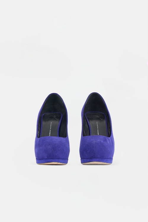 Giuseppe Zanotti Suede Platform Pump