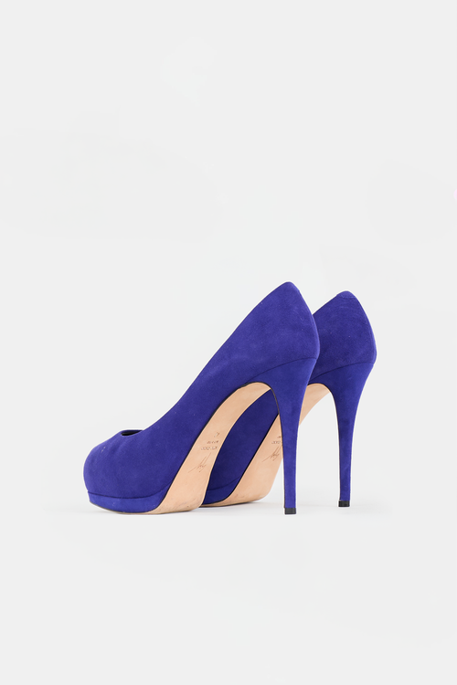 Giuseppe Zanotti Suede Platform Pump