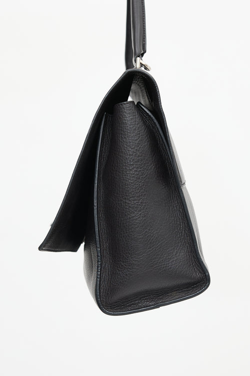 Givenchy 2015 Leather Lock Satchel Bag