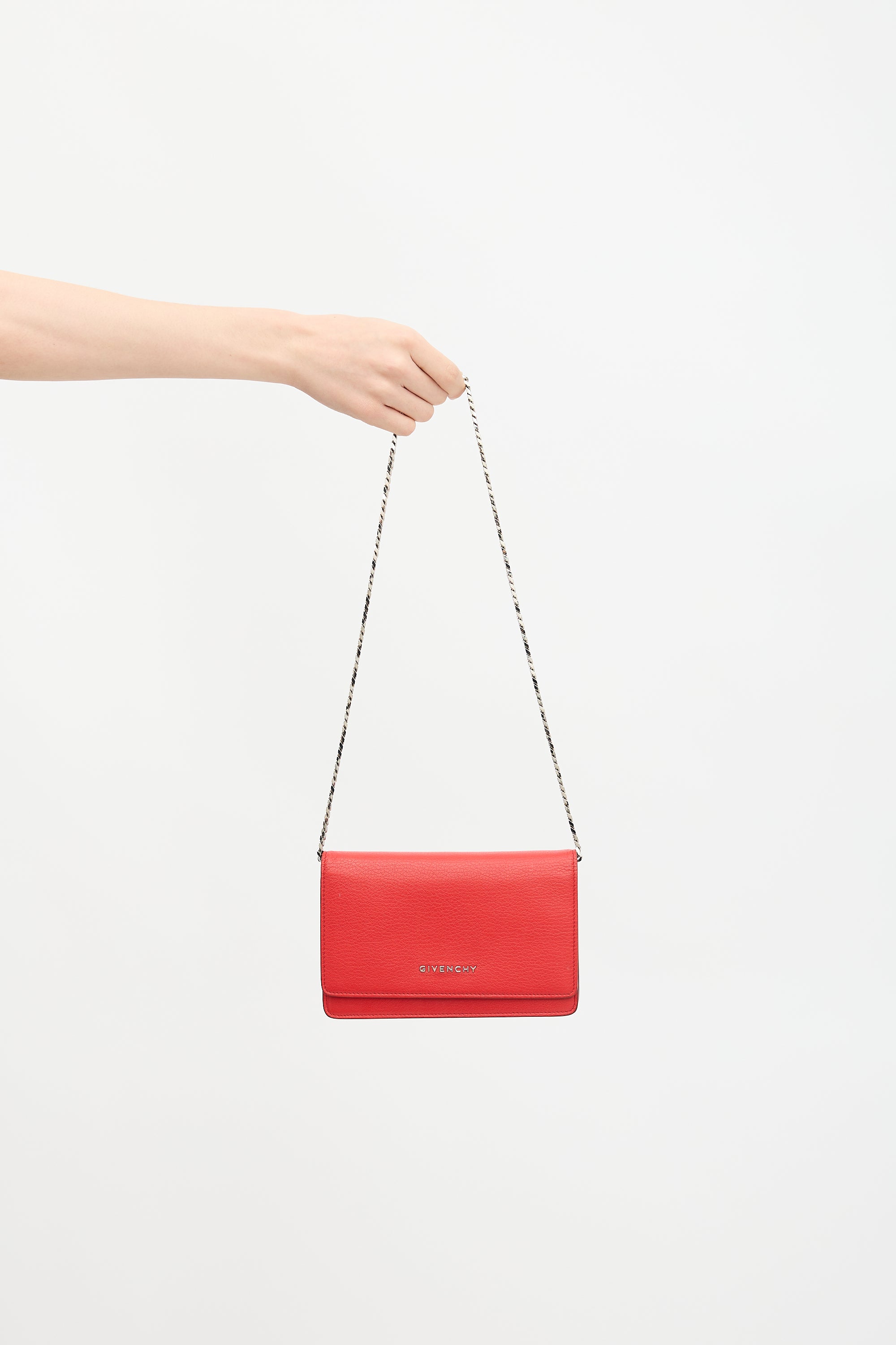 Givenchy 2017 Leather Pandora Wallet On Chain Bag