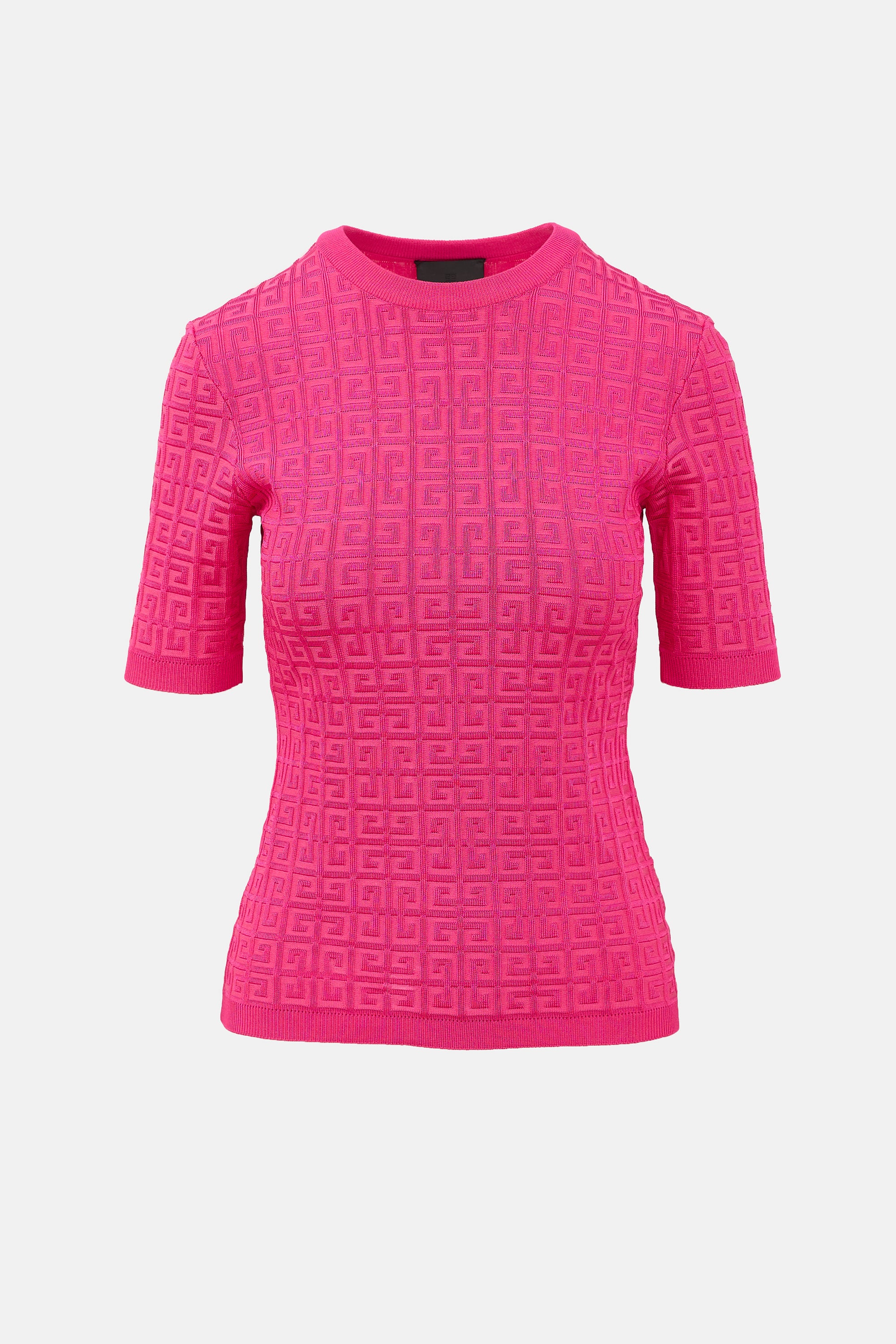 Givenchy 4G Jacquard Short Sleeve Sweater