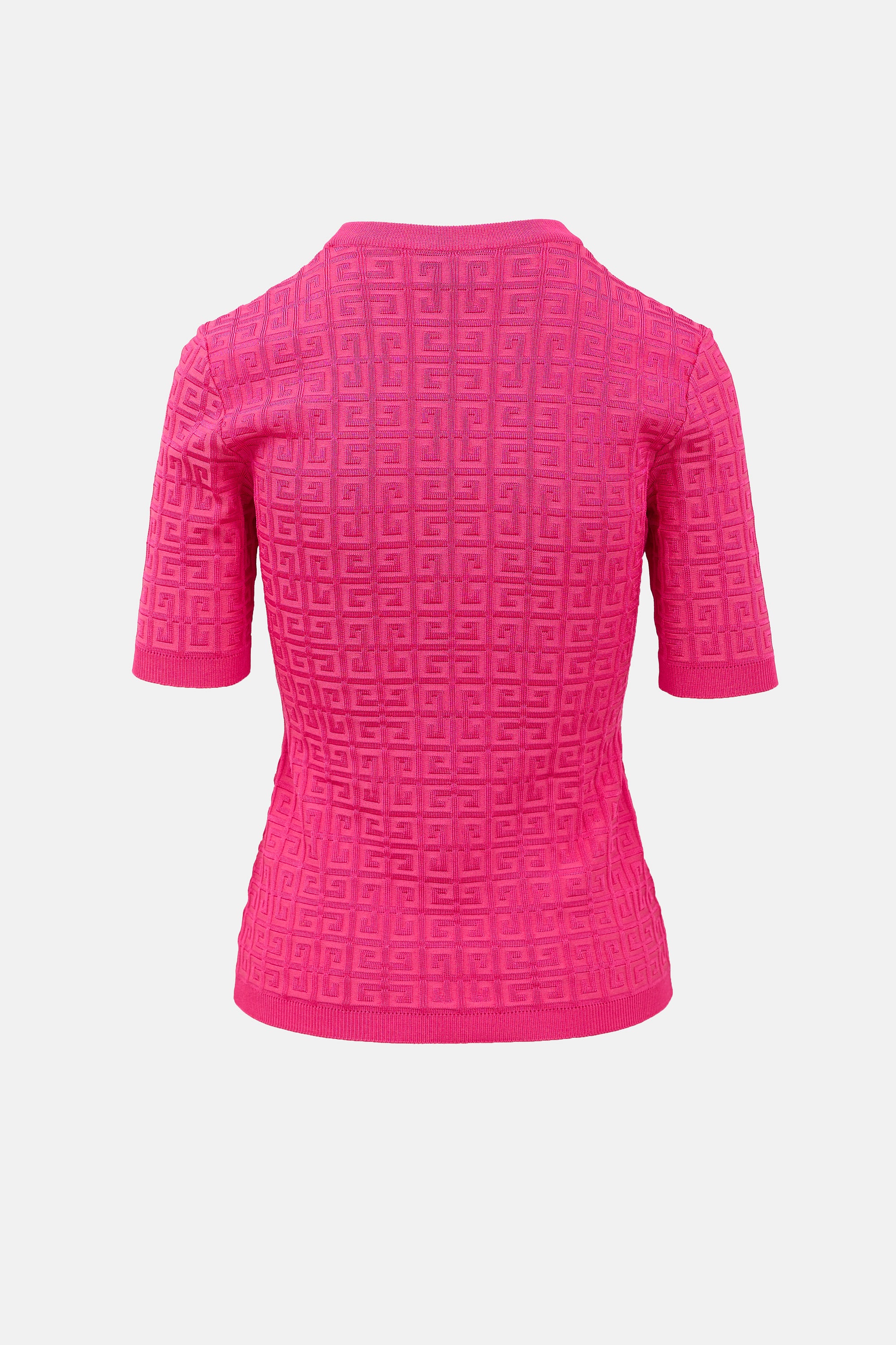 Givenchy 4G Jacquard Short Sleeve Sweater