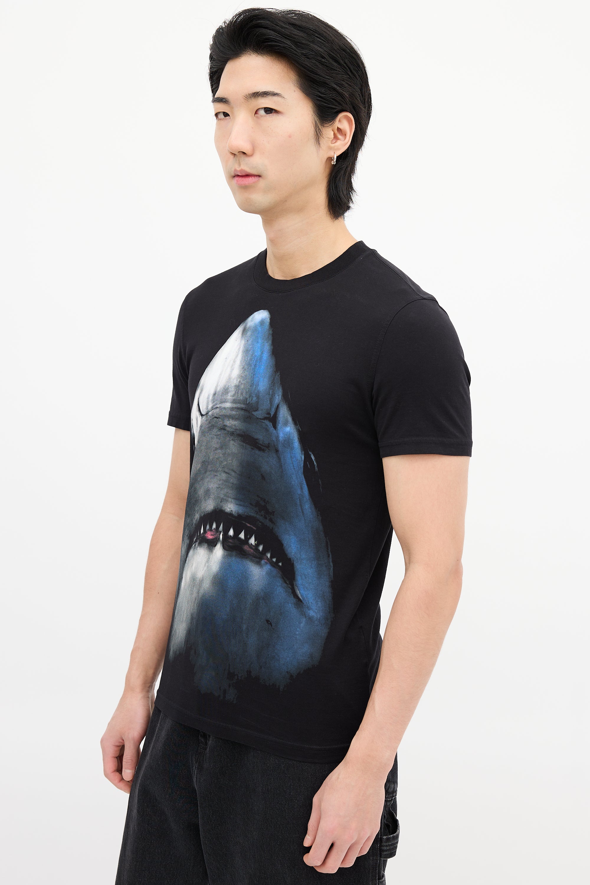 Givenchy Black & Blue Graphic T-Shirt