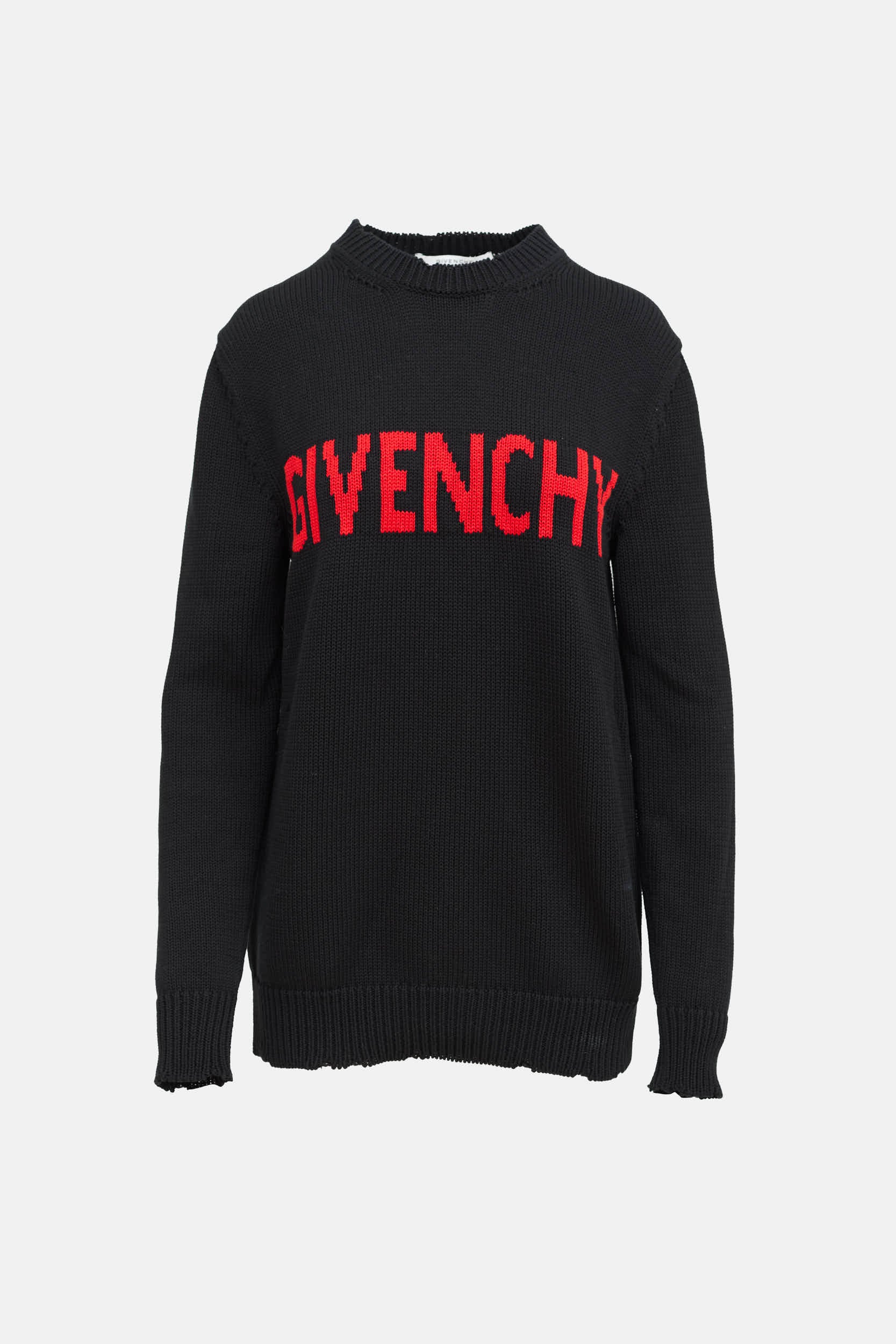 Givenchy Logo Intarsia Sweater