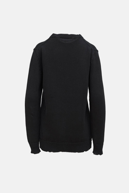 Givenchy Logo Intarsia Sweater