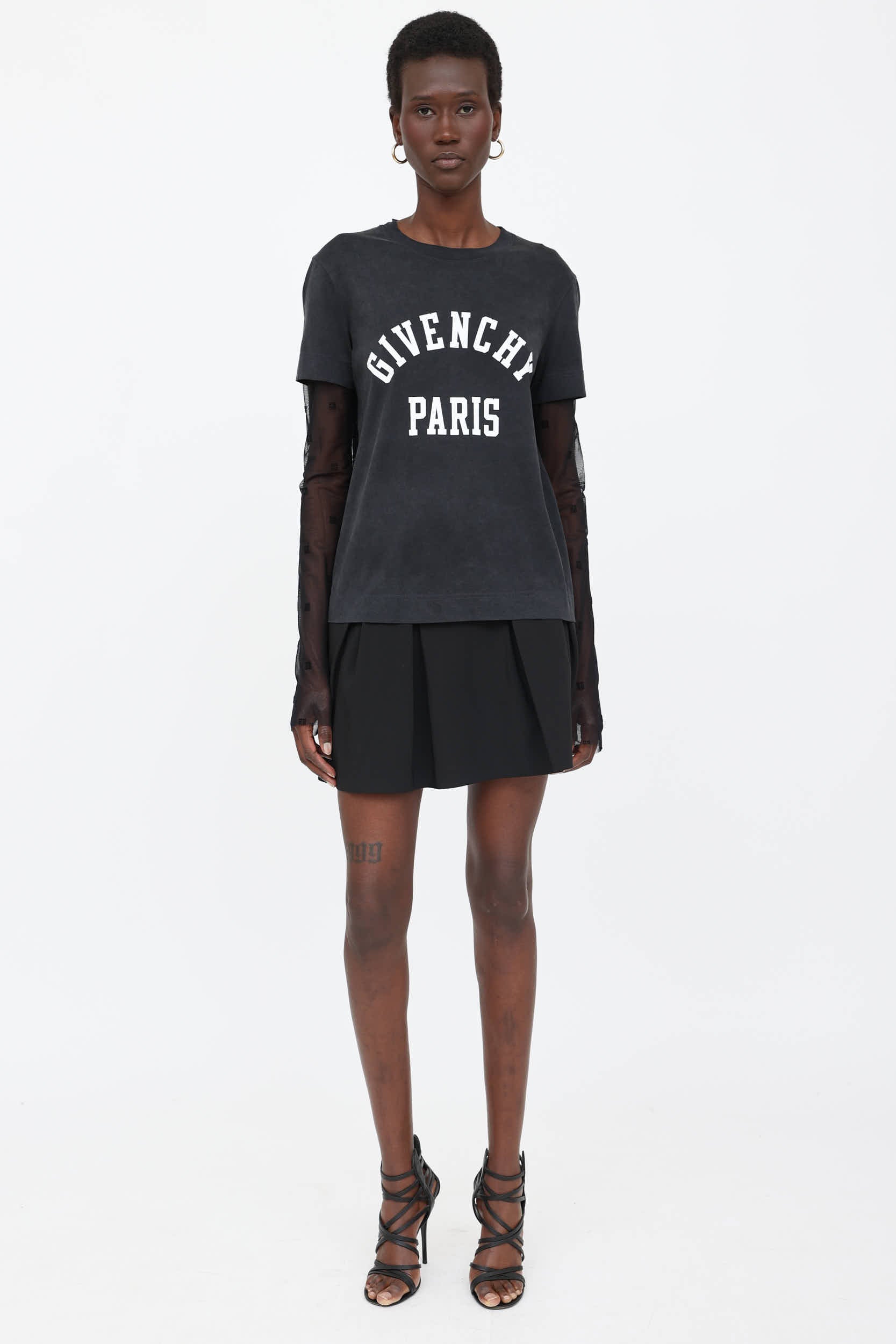 Givenchy Mesh Layered T-Shirt