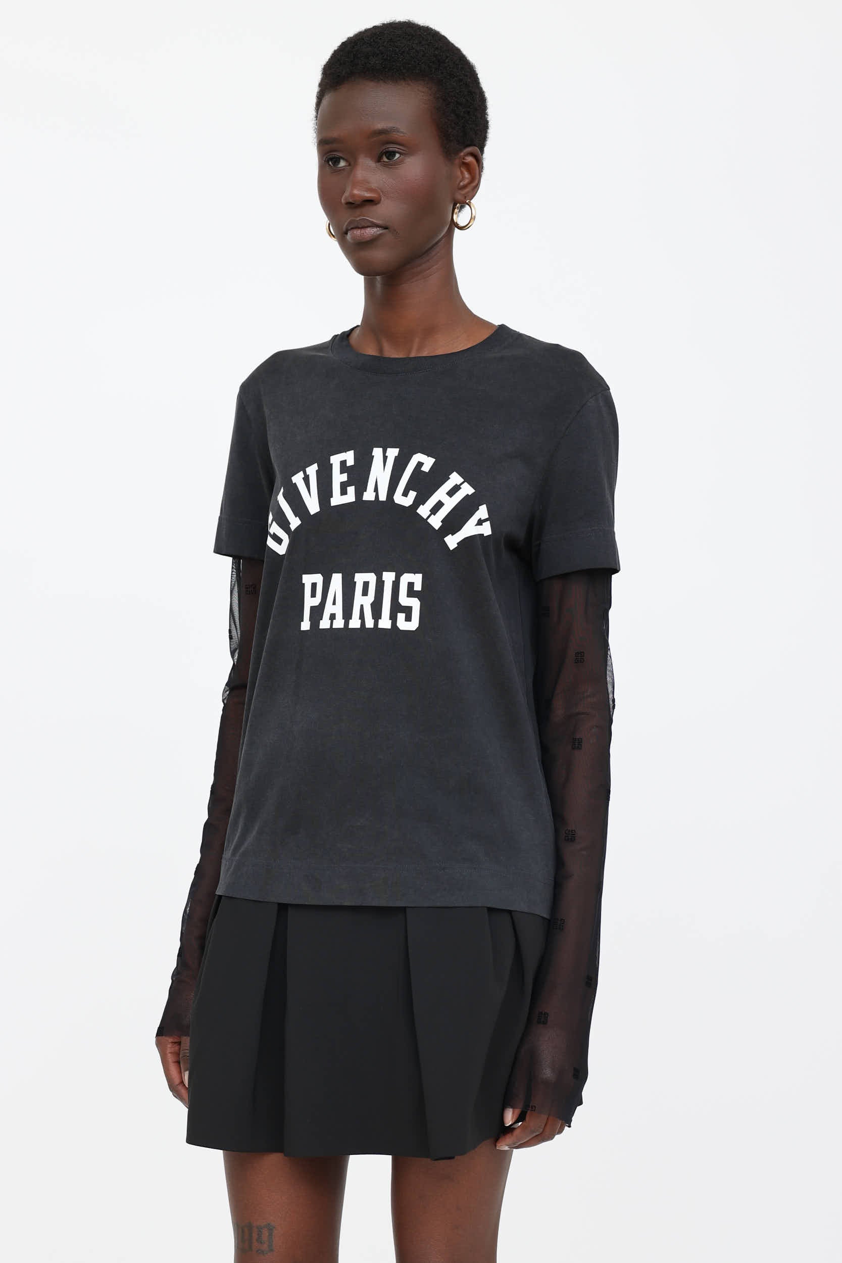 Givenchy Mesh Layered T-Shirt