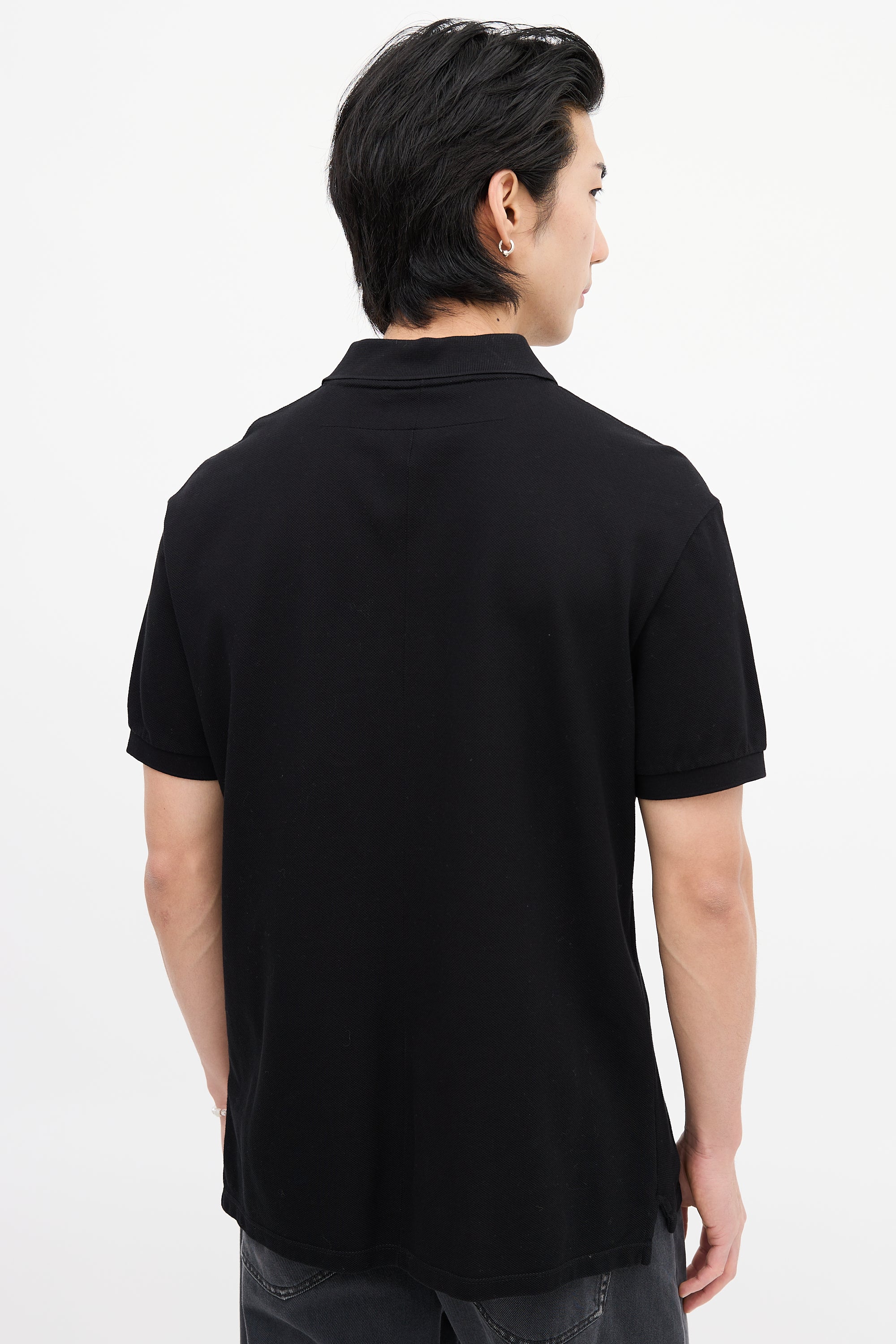 Givenchy Black & Red Patch Logo Polo