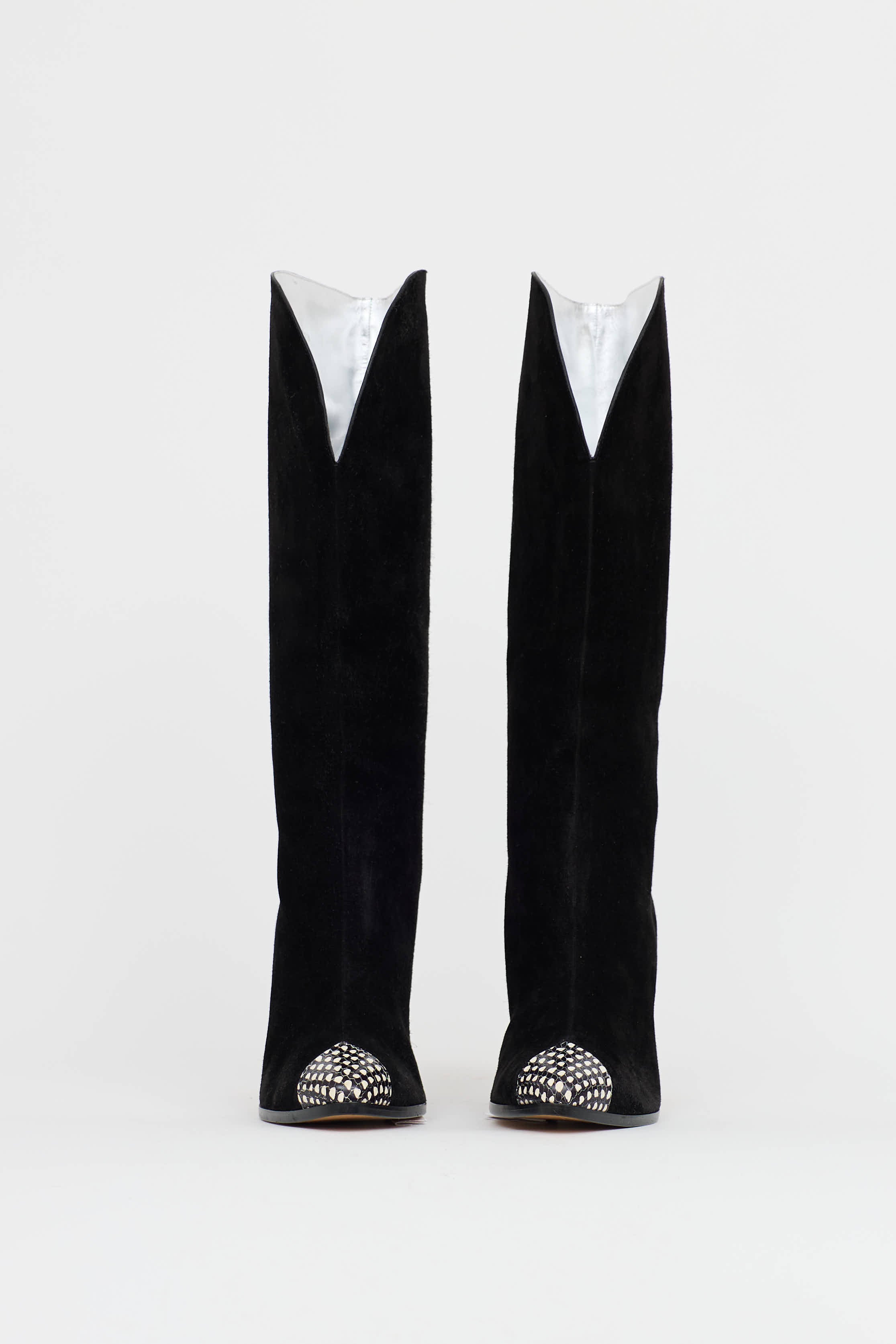 Givenchy Suede Knee High Boot