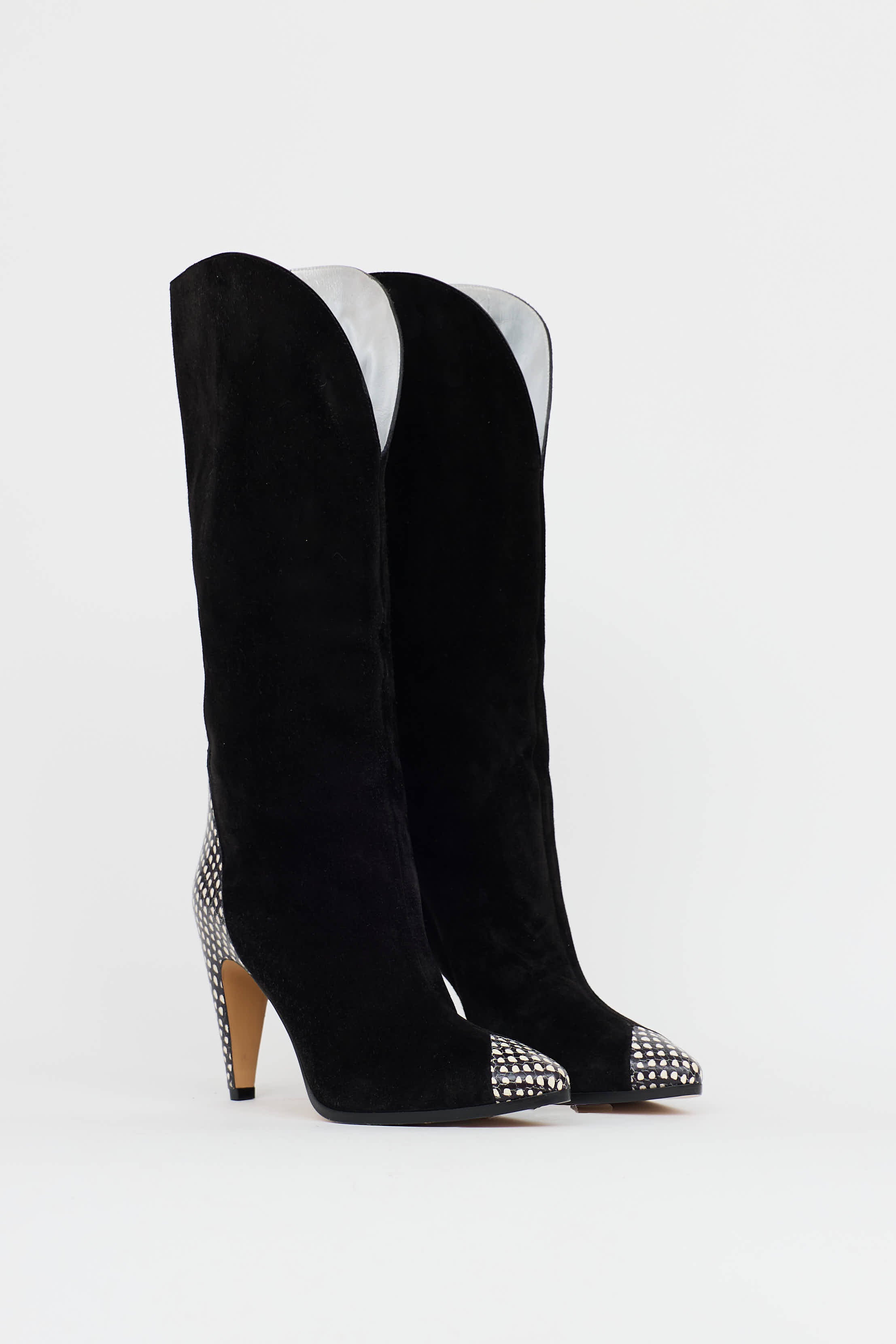 Givenchy Suede Knee High Boot