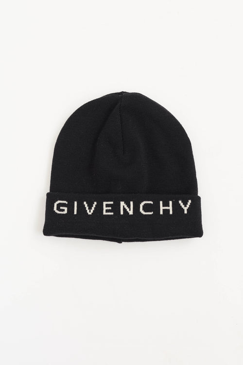 Givenchy Wool Logo Beanie